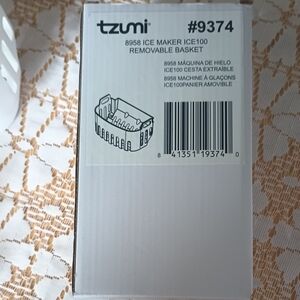 Tzumi Ice Maker Removable Basket - White